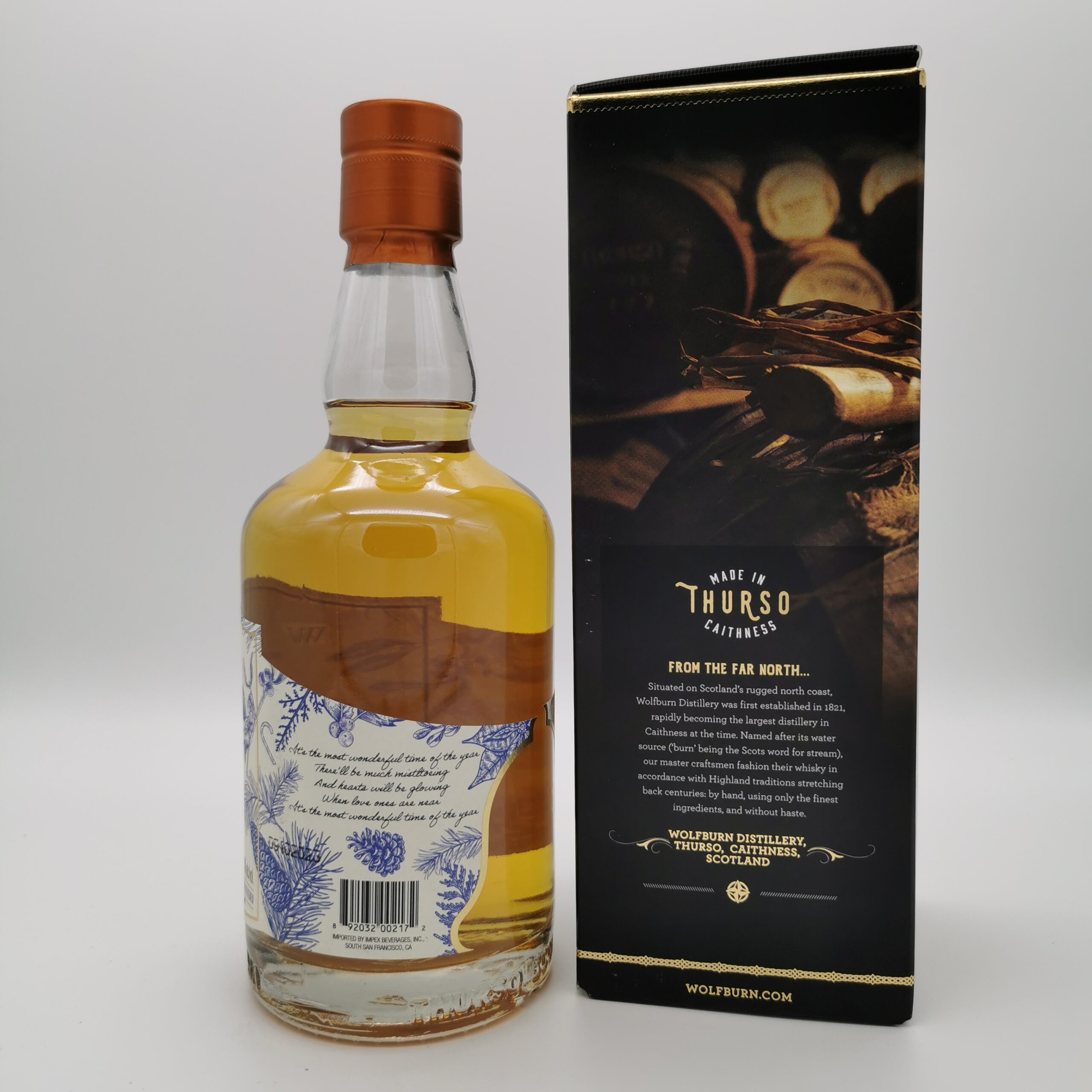 Wolfburn Christmas Edition 2023 46%vol. 0,7L – Bild 3