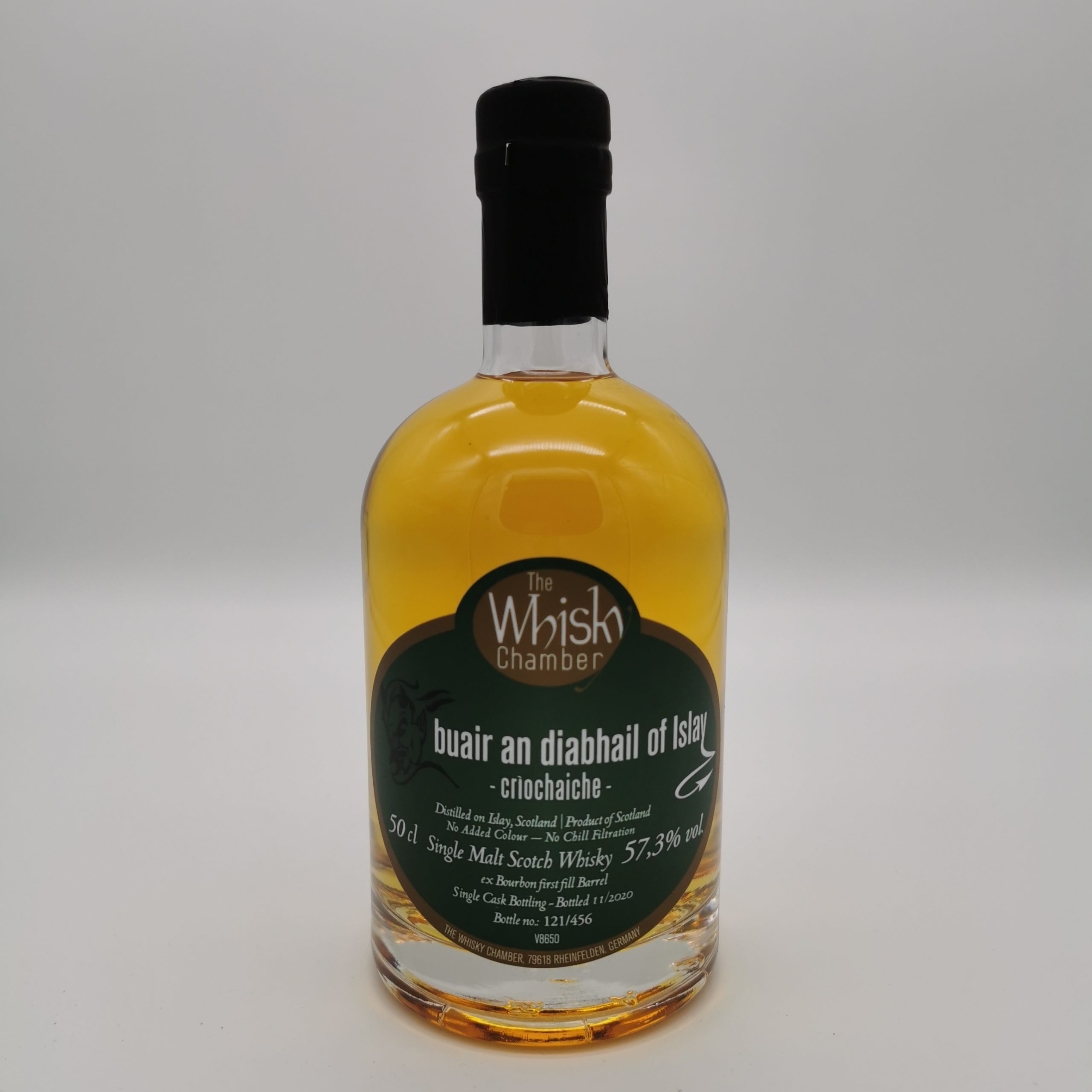 Buair an Diabhail Criochaiche 1st Fill Bourbon Barrel -The Whisky Chamber- 57,3%vol. 0,5L – Bild 2