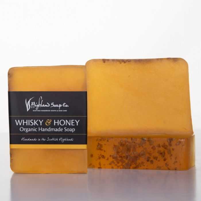 Highland Soap Co. Whisky und Honig Seife 150g, bio – Bild 2