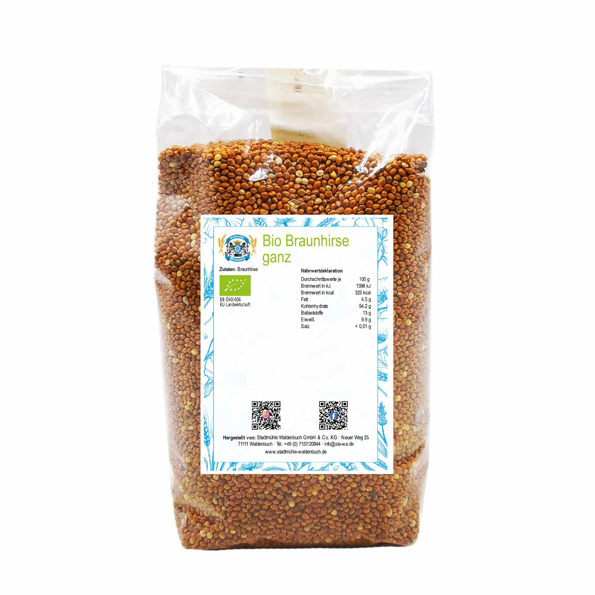 Bio Braunhirse ganz – Bild 2