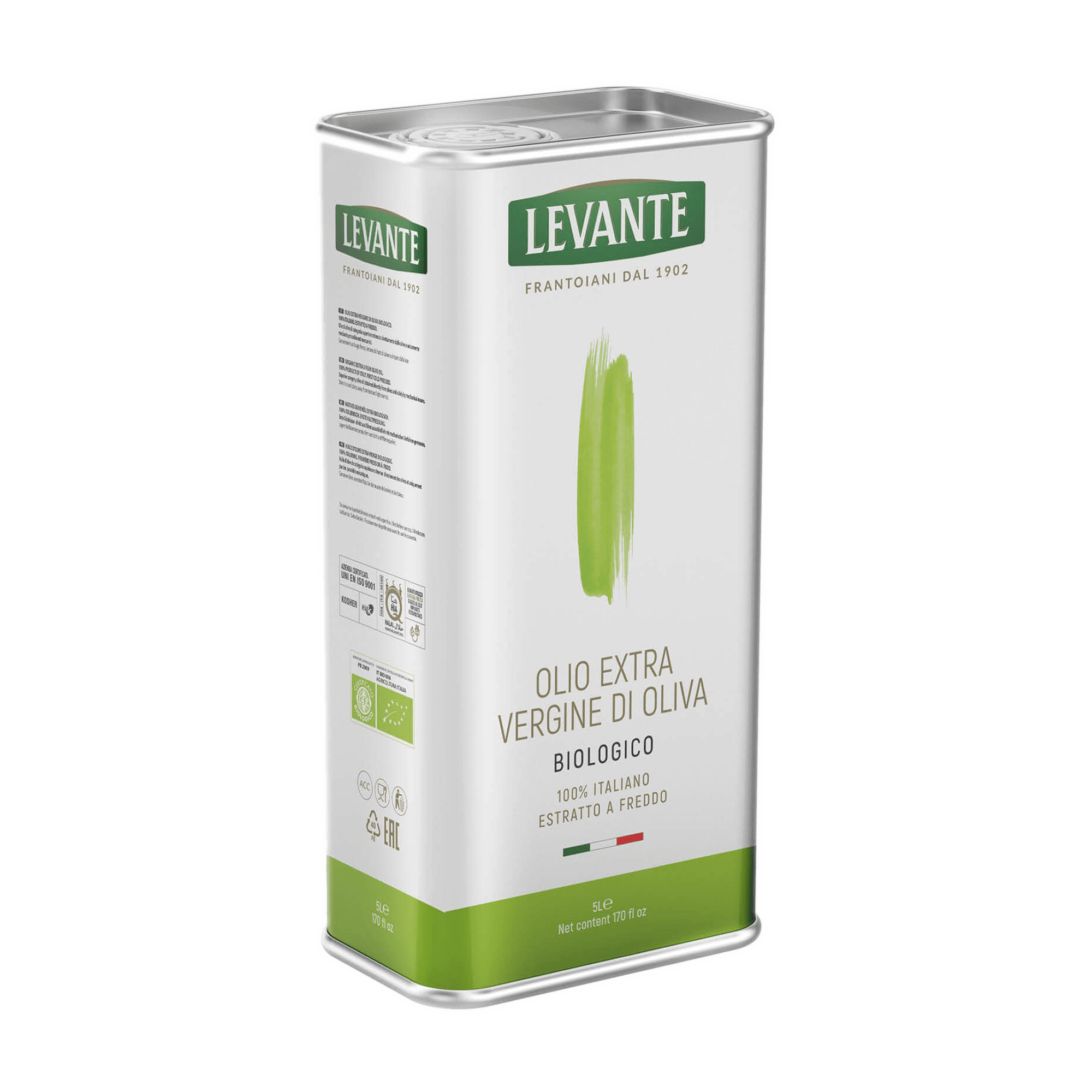 Olio extra vergine d’oliva BIO 5l Kanister Italien