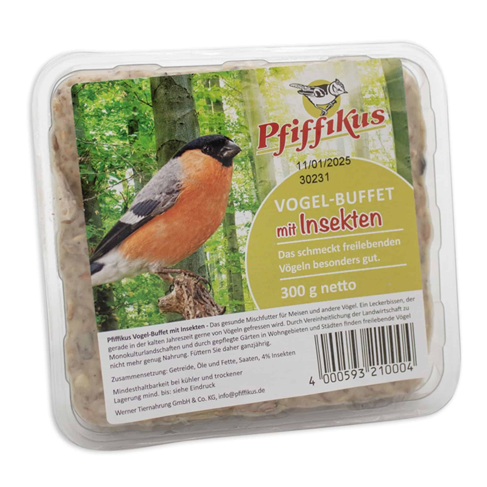 Pfiffikus Vogel-Buffet Insekten 1 Stück